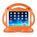 Cute Smile Face Shockproof Stand EVA Foam Silicone Case for iPad Mini - Orange