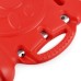 Cute Smile Face Shockproof Stand EVA Foam Silicone Case for iPad Mini - Red