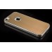 Decorative Aluminum Back And Front Skin Sticker Cover With Screen Protector For iPhone 5 iPhone 5S - Gold