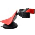 Delicate Anti-Abrasion 360° Rotating Universal Car Suction Holder - Black And Red