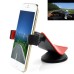 Delicate Anti-Abrasion 360° Rotating Universal Car Suction Holder - Black And Red