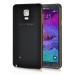 Detachable Aluminum Metal Bumper with Smooth Back Cover Case for Samsung Galaxy Note 4 - Black