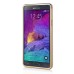 Detachable Aluminum Metal Bumper with Smooth Back Cover Case for Samsung Galaxy Note 4 - Gold