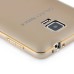 Detachable Aluminum Metal Bumper with Smooth Back Cover Case for Samsung Galaxy Note 4 - Gold