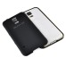 Detachable Aluminum Metal Bumper with Smooth Back Cover Case for Samsung Galaxy S5 - Black