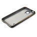 Detachable Aluminum Metal Bumper with Smooth Back Cover Case for Samsung Galaxy S5 - Black