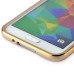 Detachable Aluminum Metal Bumper with Smooth Back Cover Case for Samsung Galaxy S5 - Gold