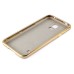 Detachable Aluminum Metal Bumper with Smooth Back Cover Case for Samsung Galaxy S5 - Gold