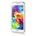 Detachable Aluminum Metal Bumper with Smooth Back Cover Case for Samsung Galaxy S5 - White