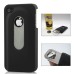 Detachable Bottle Opener Pattern Hard Case For iPhone 4 / 4S - Black