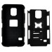 Detachable Bottle Opener Silicone and Plastic Hybrid Case with Built-in Stand  for Samsung Galaxy S5 G900 - Black