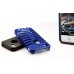 Detachable Dual-Tone Soft Silicone And Plastic Hard Case For iPhone 4/4S - Blue