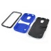 Detachable Dual - Tone TPU and PC Combo Hybrid Armor Hard Case Cover Stand Case Cover for Samsung Galaxy S5 G900 - Blue