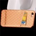 Diamond Rhombus Pattern Hard Case Cover With Card Slot for iPhone 6 / 6s - Gold