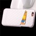 Diamond Rhombus Pattern Hard Case Cover With Card Slot for iPhone 6 / 6s - White