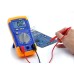 Digital Multimeter / Multitester with 8 Functions - Blue/Yellow