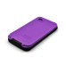 Dirt Water Snow Shock Proof Case with All-round Protection for iPhone 4/4S-Purple