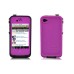 Dirt Water Snow Shock Proof Case with All-round Protection for iPhone 4 iPhone 4S - Magenta