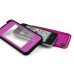 Dirt Water Snow Shock Proof Case with All-round Protection for iPhone 4 iPhone 4S - Magenta