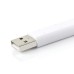 Distorted Supporting Hard 10 CM Lightning to USB Sync Data Transfer And Charging Cable  For Samsung Galaxy S3 / S4 / Note 2 - White