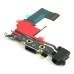 Dock Connector USB Charger Charging Port Headphone Jack Flex Cable Replacement Part For iPhone 5S - Black