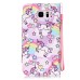 Drawing Pattern Magnetic Flip Wallet Leather Case for Samsung Galaxy Note 5 - Colorful Merry-Go-Round