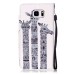 Drawing Pattern Magnetic Flip Wallet Leather Case for Samsung Galaxy Note 5 - Delineate Giraffe