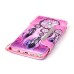 Drawing Pattern Magnetic Flip Wallet Leather Case for Samsung Galaxy Note 5 - Purple Dreamcatcher