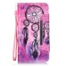 Drawing Pattern Magnetic Flip Wallet Leather Case for Samsung Galaxy Note 5 - Purple Dreamcatcher