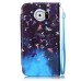 Drawing Pattern Magnetic Flip Wallet Leather Case for Samsung Galaxy S6 - Wonderful Night Sky