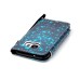 Drawing Pattern Magnetic Flip Wallet Leather Case for Samsung Galaxy S7 G930 - Green Light Spot