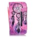 Drawing Pattern Magnetic Flip Wallet Leather Case for Samsung Galaxy S7 G930 - Purple Dreamcatcher