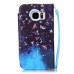 Drawing Pattern Magnetic Flip Wallet Leather Case for Samsung Galaxy S7 G930 - Wonderful Night Sky