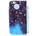 Drawing Pattern Magnetic Flip Wallet Leather Case for iPhone 6s Plus - Wonderful Night Sky