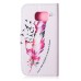 Drawing Printed Colorful Feather PU Leather Flip Wallet Case for Samsung Galaxy S6 Edge