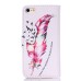 Drawing Printed Colorful Feather PU Leather Flip Wallet Case for iPhone 6s Plus