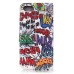 Drawing Printed Creative Doodle PU Leather Flip Wallet Stand Case With Card Slots for iPhone 7