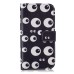 Drawing Printed Cute Eyes  PU Leather Flip Wallet Case for Samsung Galaxy S6 Edge