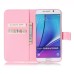 Drawing Printed Horizontal Stripe Anchor PU Leather Flip Wallet Case for Samsung Galaxy Note5 SM-N920