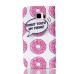 Drawing Printed Pink Doughnut PU Leather Flip Wallet Case for Samsung Galaxy Note5 SM-N920