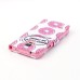 Drawing Printed Pink Doughnut PU Leather Flip Wallet Case for Samsung Galaxy S5 - SM-G900