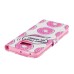 Drawing Printed Pink Doughnut PU Leather Flip Wallet Case for Samsung Galaxy S6 Edge