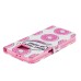 Drawing Printed Pink Doughnut PU Leather Flip Wallet Case for Samsung Galaxy S6 SM-G9200