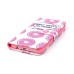 Drawing Printed Pink Doughnut PU Leather Flip Wallet Case for Samsung Galaxy S7 Edge G935