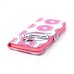 Drawing Printed Pink Doughnut PU Leather Flip Wallet Case for Samsung Galaxy S7 Edge G935