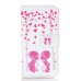 Drawing Printed Pink Heart Tree And Sweet Kids PU Leather Flip Wallet Case for iPhone SE/5s