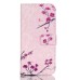 Drawing Printed Pink Plum Blossom PU Leather Flip Wallet Case for Samsung Galaxy S7 Edge G935