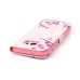 Drawing Printed Pink Plum Blossom PU Leather Flip Wallet Case for Samsung Galaxy S7 Edge G935