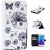 Drawing Printed Simple And Elegant Dandelion PU Leather Flip Wallet Case for Samsung Galaxy Note5 SM-N920