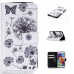 Drawing Printed Simple And Elegant Dandelion PU Leather Flip Wallet Case for Samsung Galaxy S5 - SM-G900